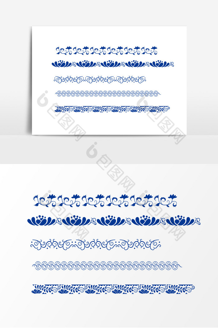 青花瓷边条图片图片
