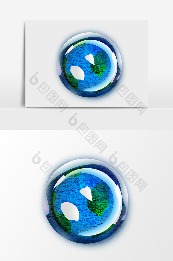 水珠与地球地球日小图片图片