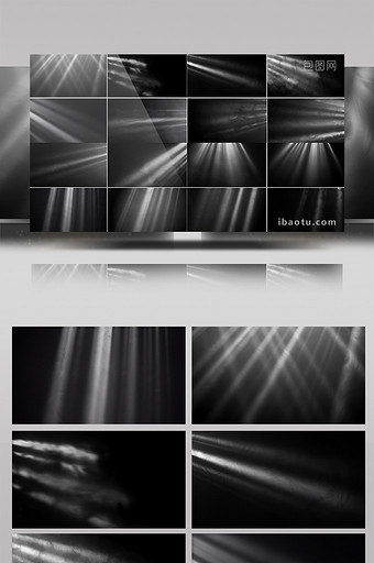 30组光线照射视频叠加素材图片