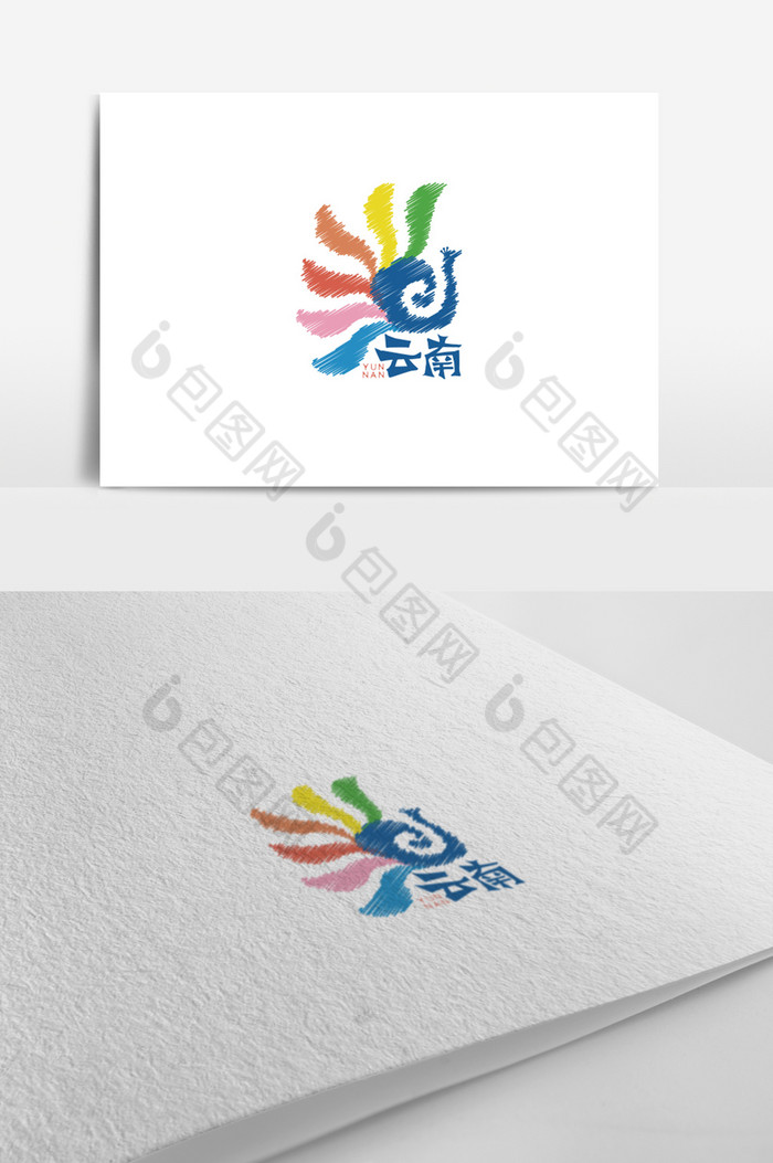 孔雀文化旅游logo标志图片图片