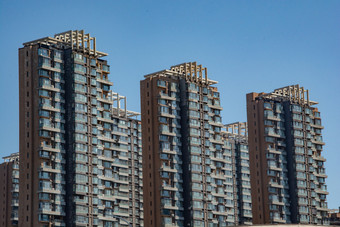 城市高端高层住宅大楼图片