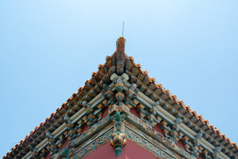 中国古代建筑垂兽与飞檐