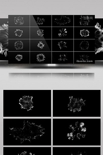 16组冲击波特效视频元素图片