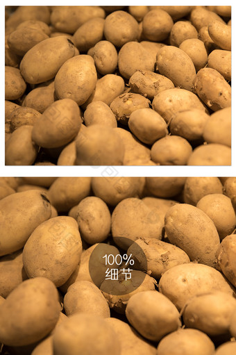 马铃薯土豆食材食物摄影图片