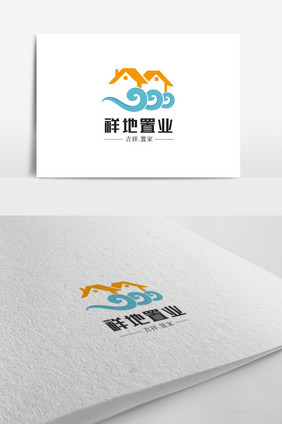 二手房地产行业logo标志