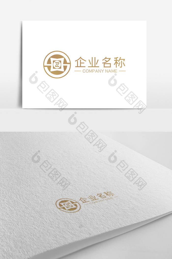 简约高端金融投资LOGO