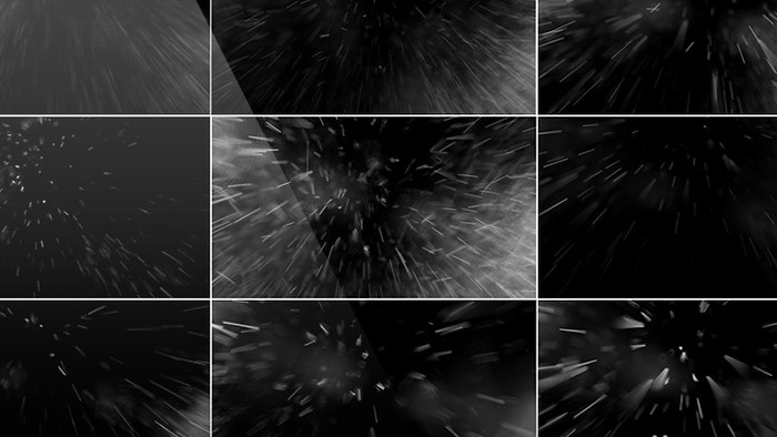 10组雨水穿过镜头特效合成视频素材