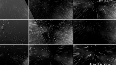 10组雨水穿过镜头特效合成视频素材