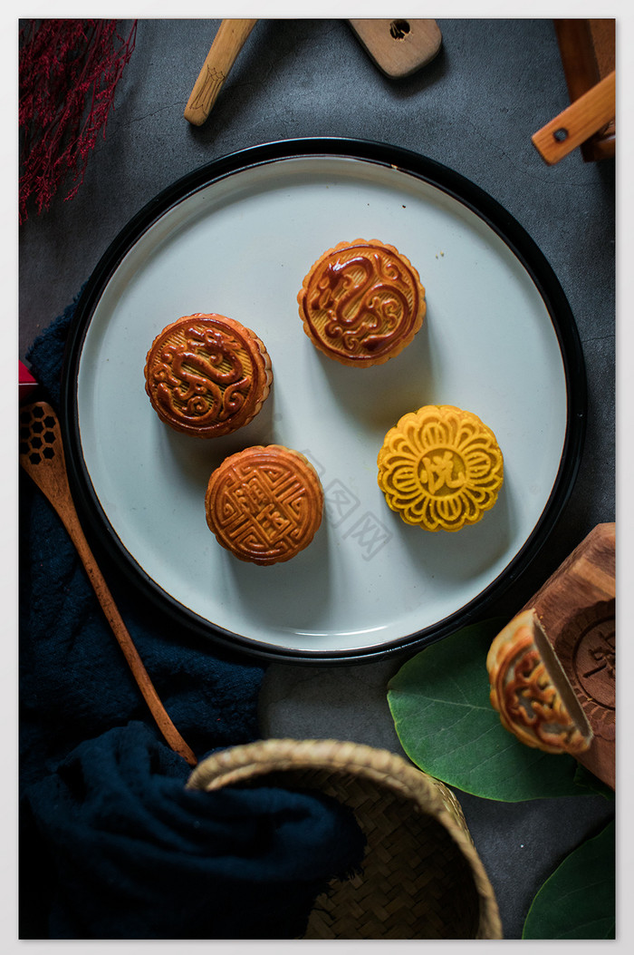 中式中式月饼图片