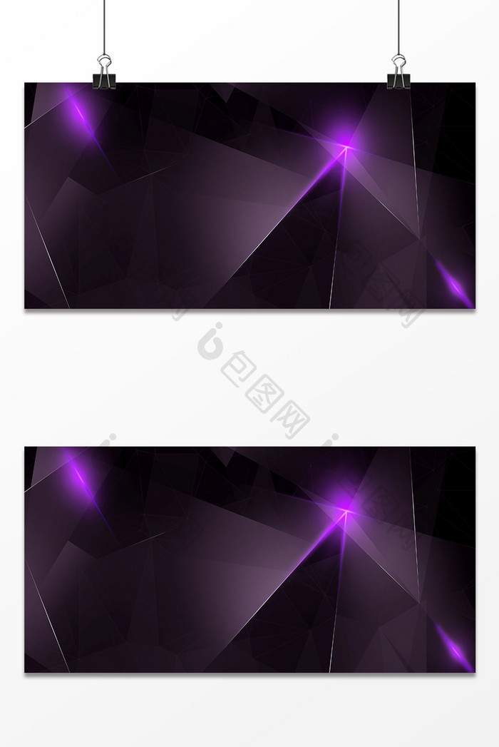 紫色科技时尚电子大气海报背景