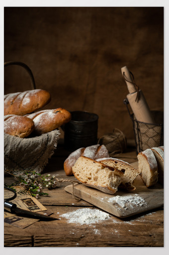 复古欧美软欧面包片