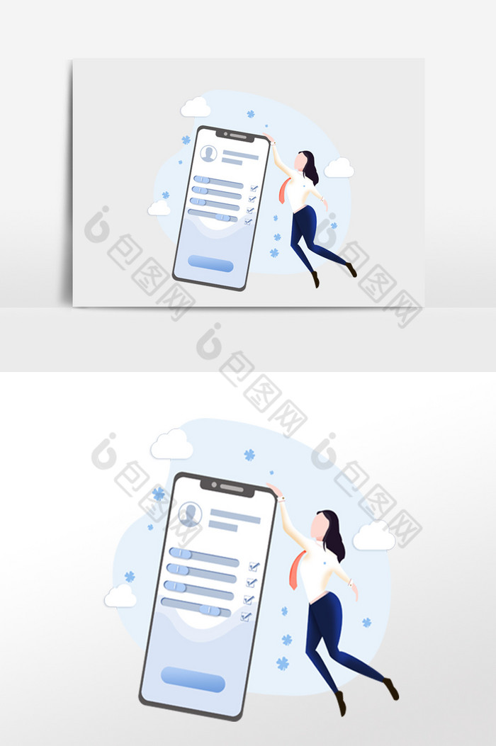 互联网UI用图手机办公图片图片