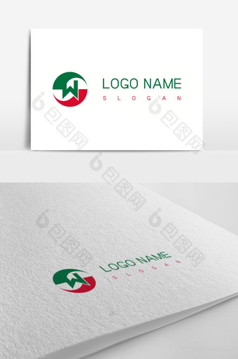 绿色创意企业logo图片