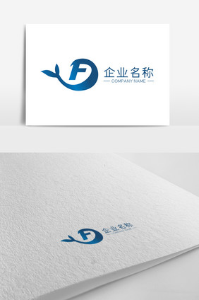 简约时尚创意鱼商务通用LOGO