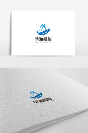 船舶标志设计华渔logo