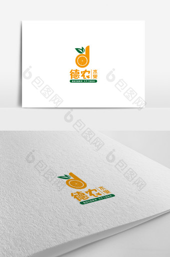 生鲜行业标志设计水果店logo设计图片