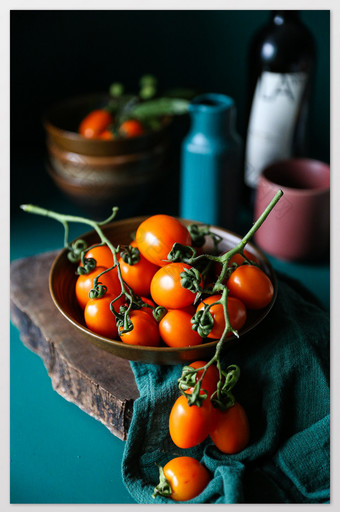 水果蔬菜番茄餐桌摄影图片