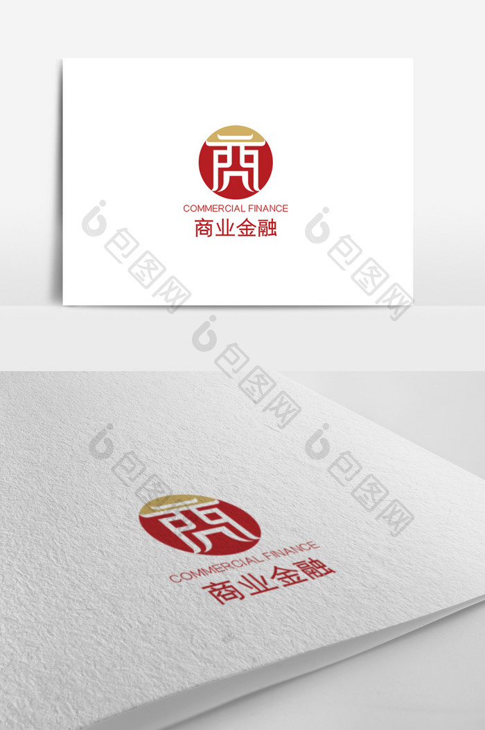 简约高端大气商业金融logo设计模板