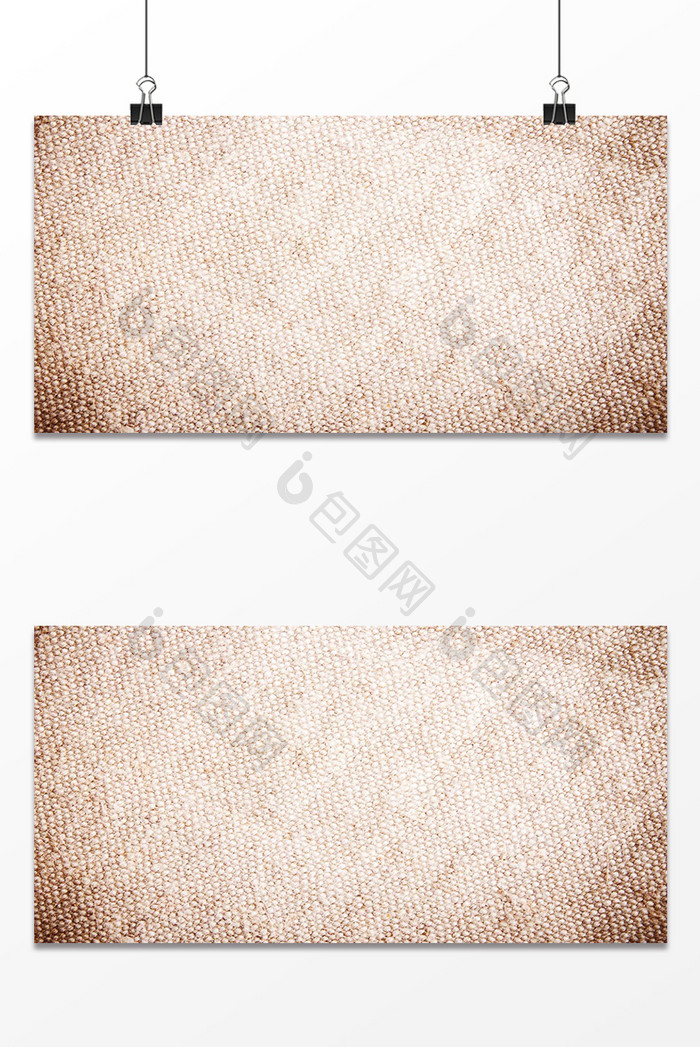 褐色质感纹理复古C4D棉麻材质海报背景