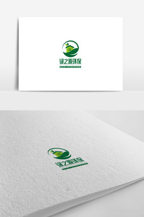 环保行业标志设计绿之源环保logo