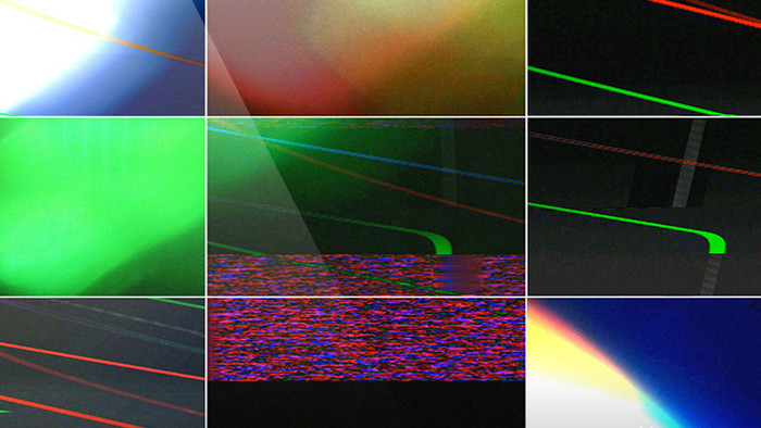 15组色彩分离信号损坏转场视频素材