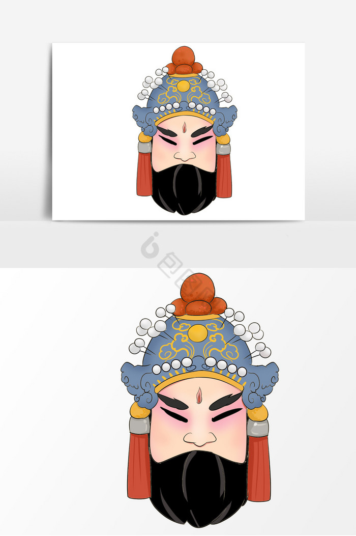 京剧脸谱形象