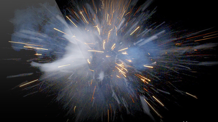 7款粒子烟雾爆炸带通道特效元素素材视频
