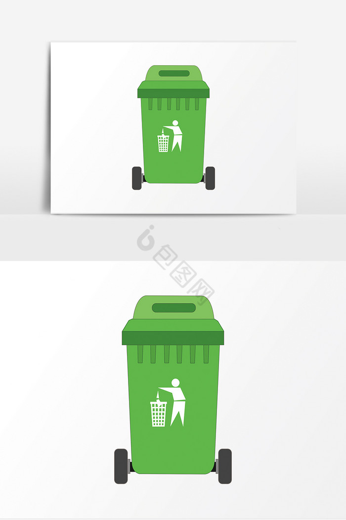 世界卫生日垃圾箱图片