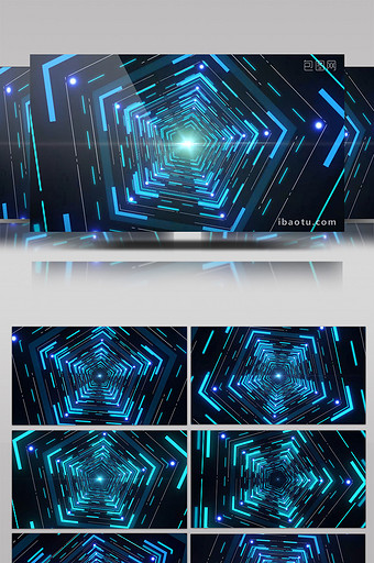动感科技感隧道穿梭背景图片