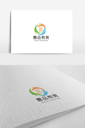 时尚简约大气时尚教育培训logo模板