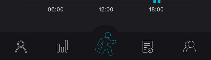 跑步健身APP首页步数UI移动界面