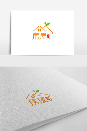 高端简约时尚大气地产中介logo模板