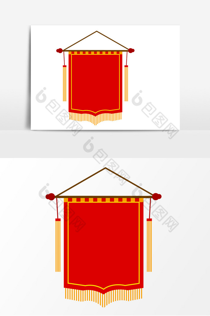 手繪錦旗元素圖片模板-包圖網