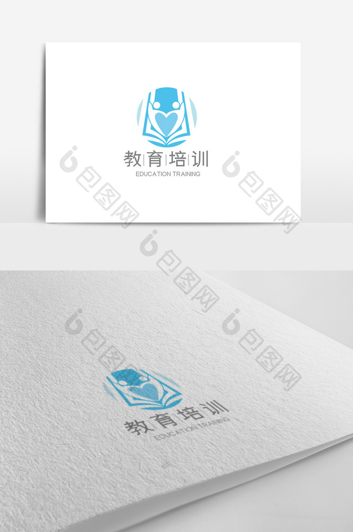 高端简约时尚大气教育培训logo模板