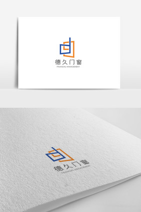 高端简约时尚大气建材门窗logo模板