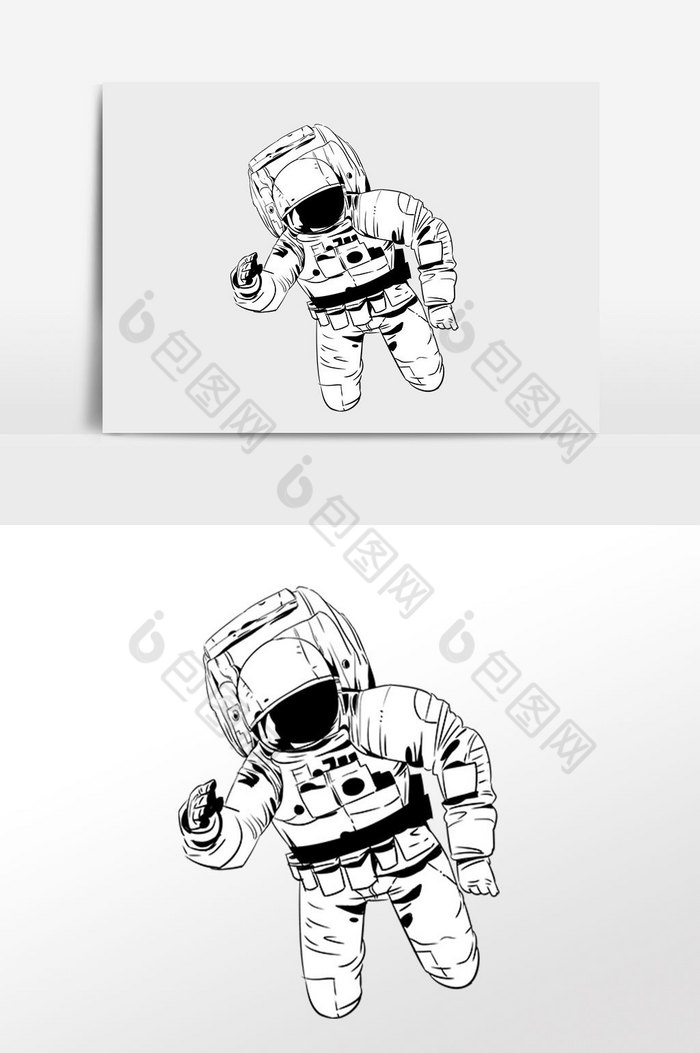 航空飞行宇航员插画图片图片