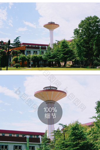免费下载校园风景片免费下载乡村水塔农村风景景观大图免费下载连天