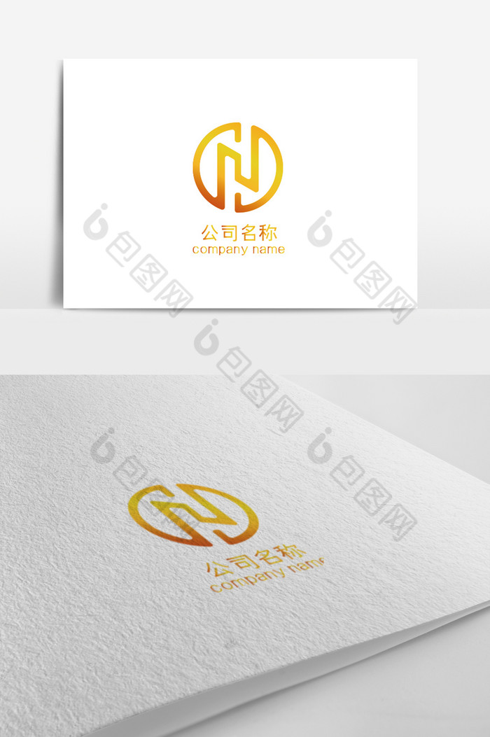 金色金属感logo标志图片图片