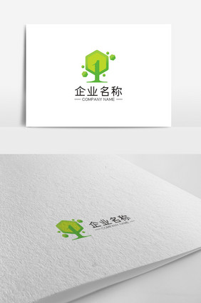 简约绿色创意商务通用LOGO