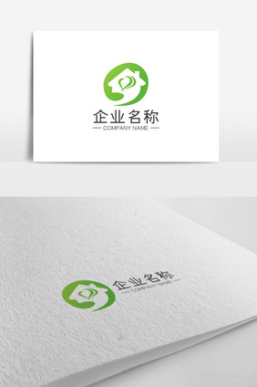 简约时尚绿色商务通用LOGO