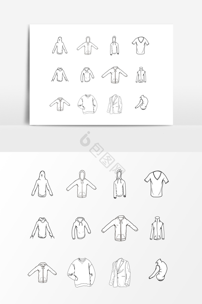 衣服标识-衣服标识图片素材-包图网