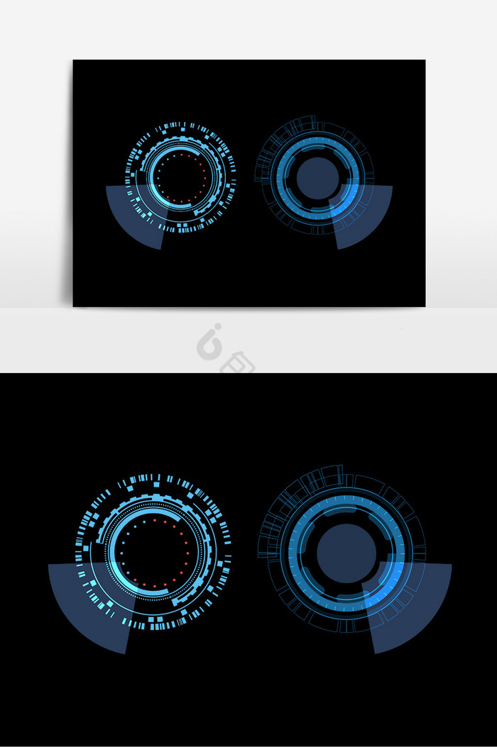 科技智能圆形图片