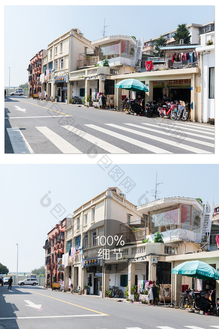 闽南传统建筑骑楼摄影图片