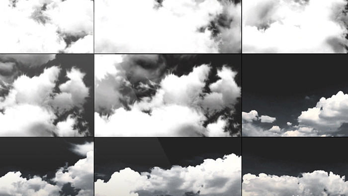 2组高清带通道云层飘动视频素材