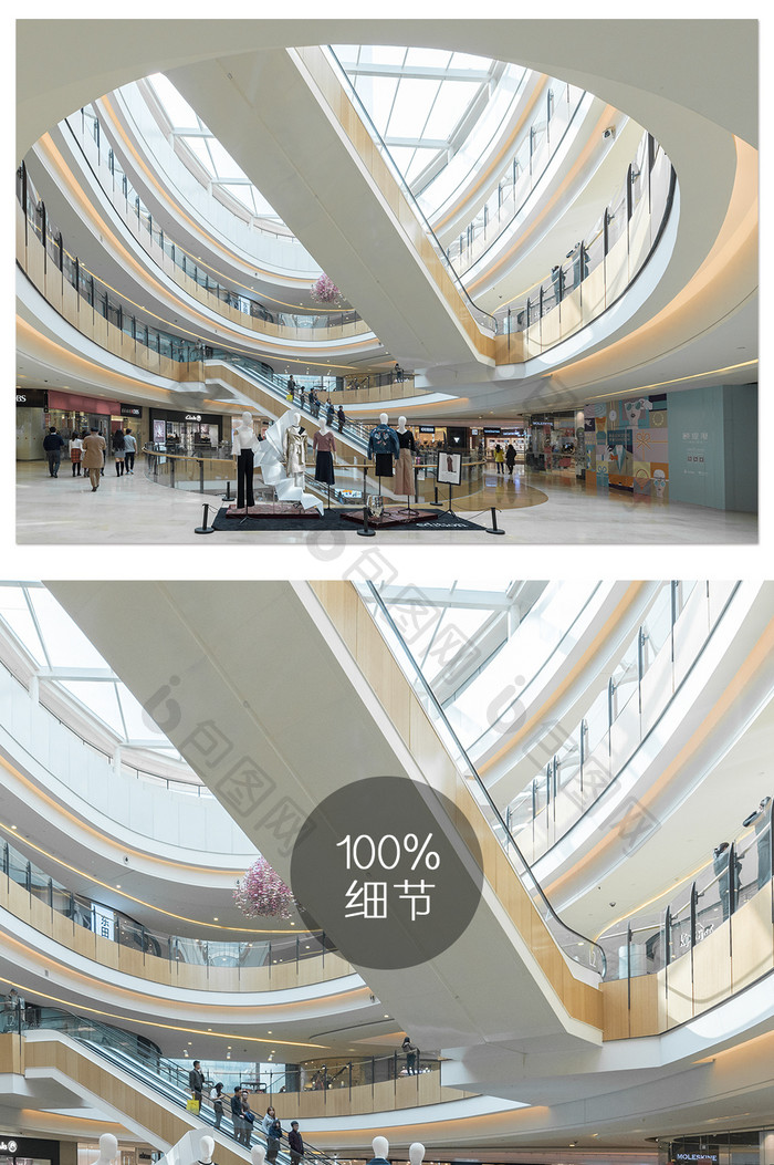 繁华时尚富有科技感的北京购物中心