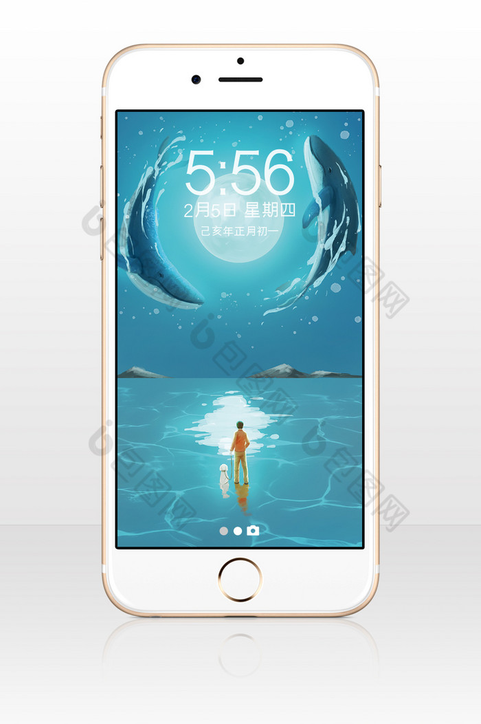 蓝鲸海洋手机壁纸图片图片