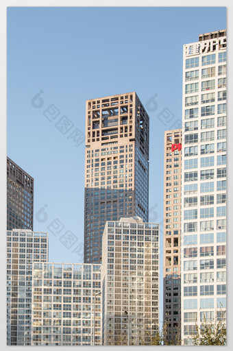 蓝色高端大气北京建外soho国贸CBD图片