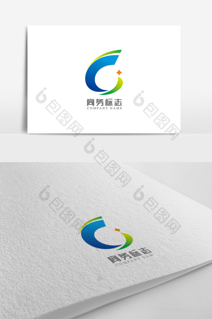 创意字母商务标志logo设计