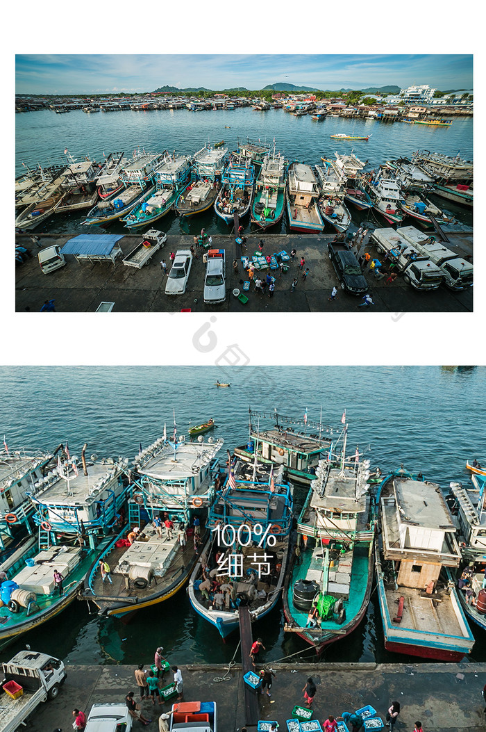 马来西亚仙本那渔村人文摄影图片