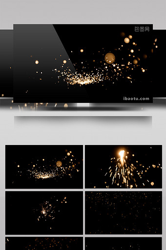 15款粒子烟花火花火星动画特效元素素材图片